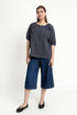 The Flowy Seersucker Raglan Blouse